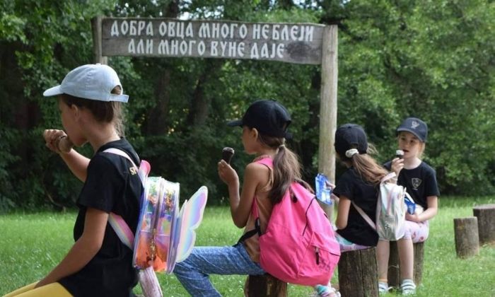 Mirno okruženje za decu na planini Gučevo
